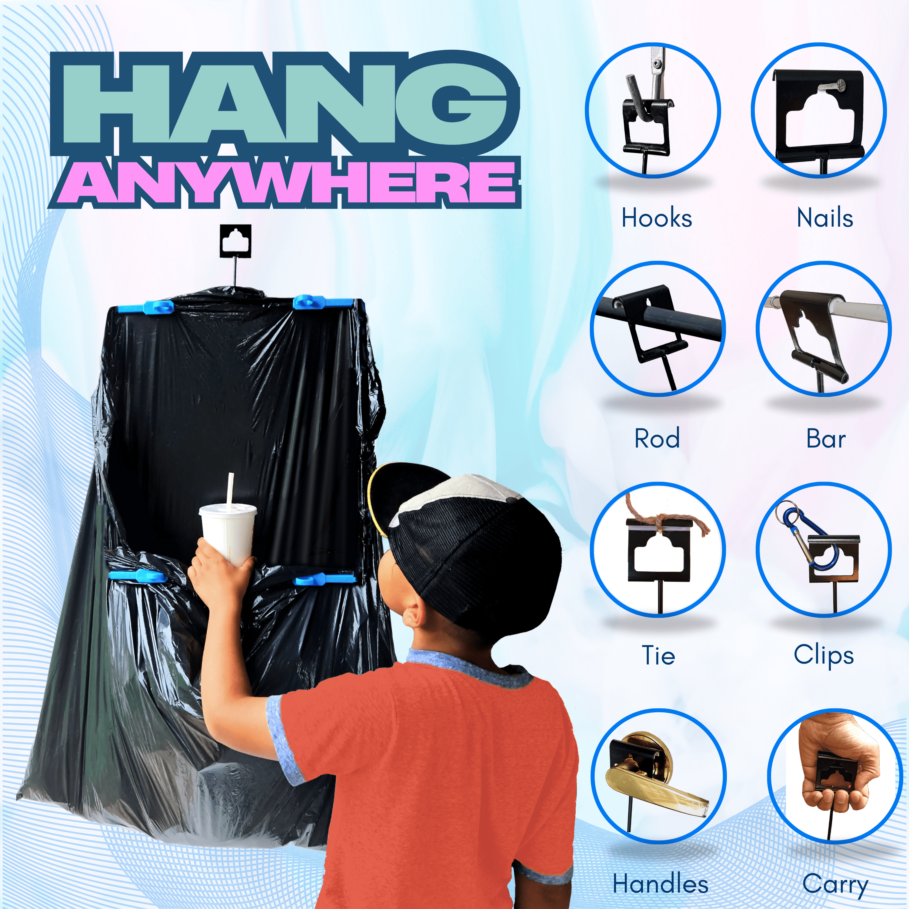 BagEZ Garbage Bag Holder Large 16x17"